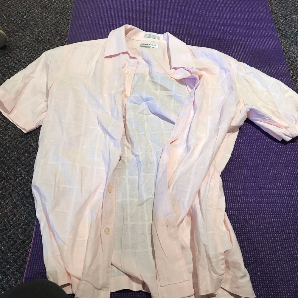 Men’s short sleeve button down shirt